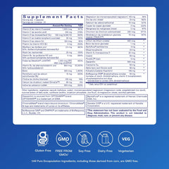 Front label of PureGenomics UltraMultivitamin