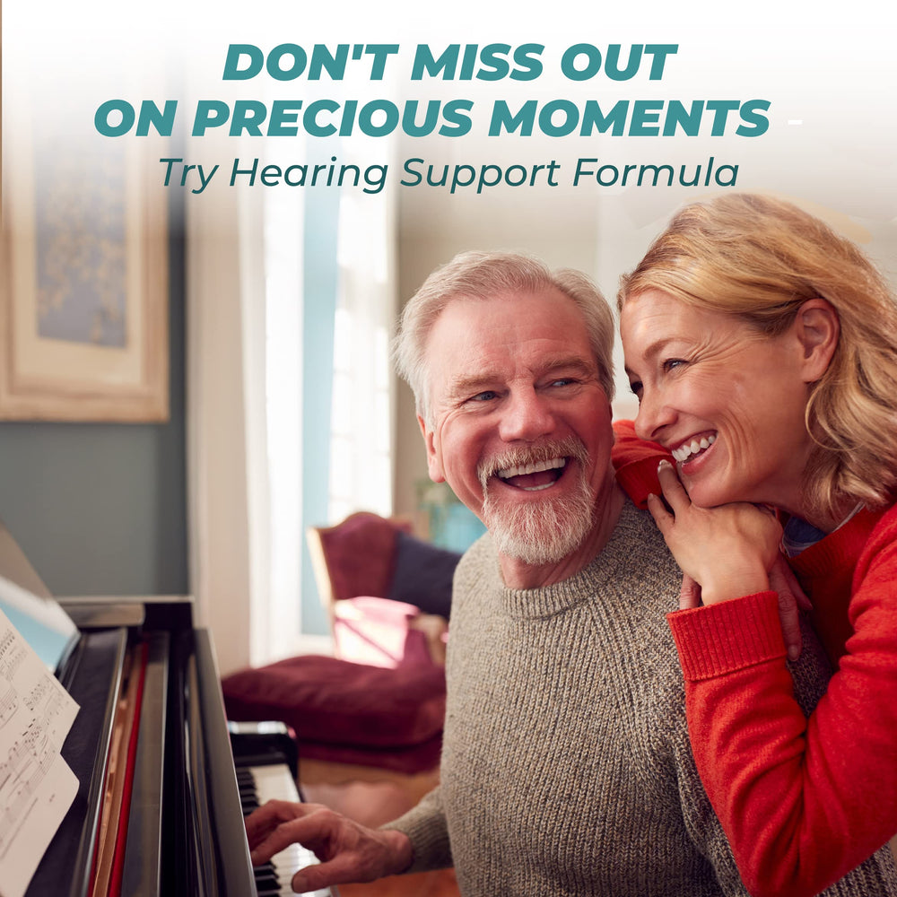 Diagram highlighting improved hearing and sound clarity