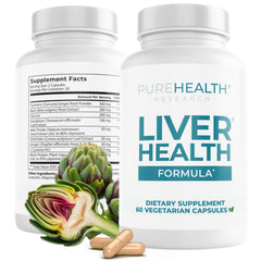 PureHealth Liver Health bottle with Artichoke Extract and Milk Thistle