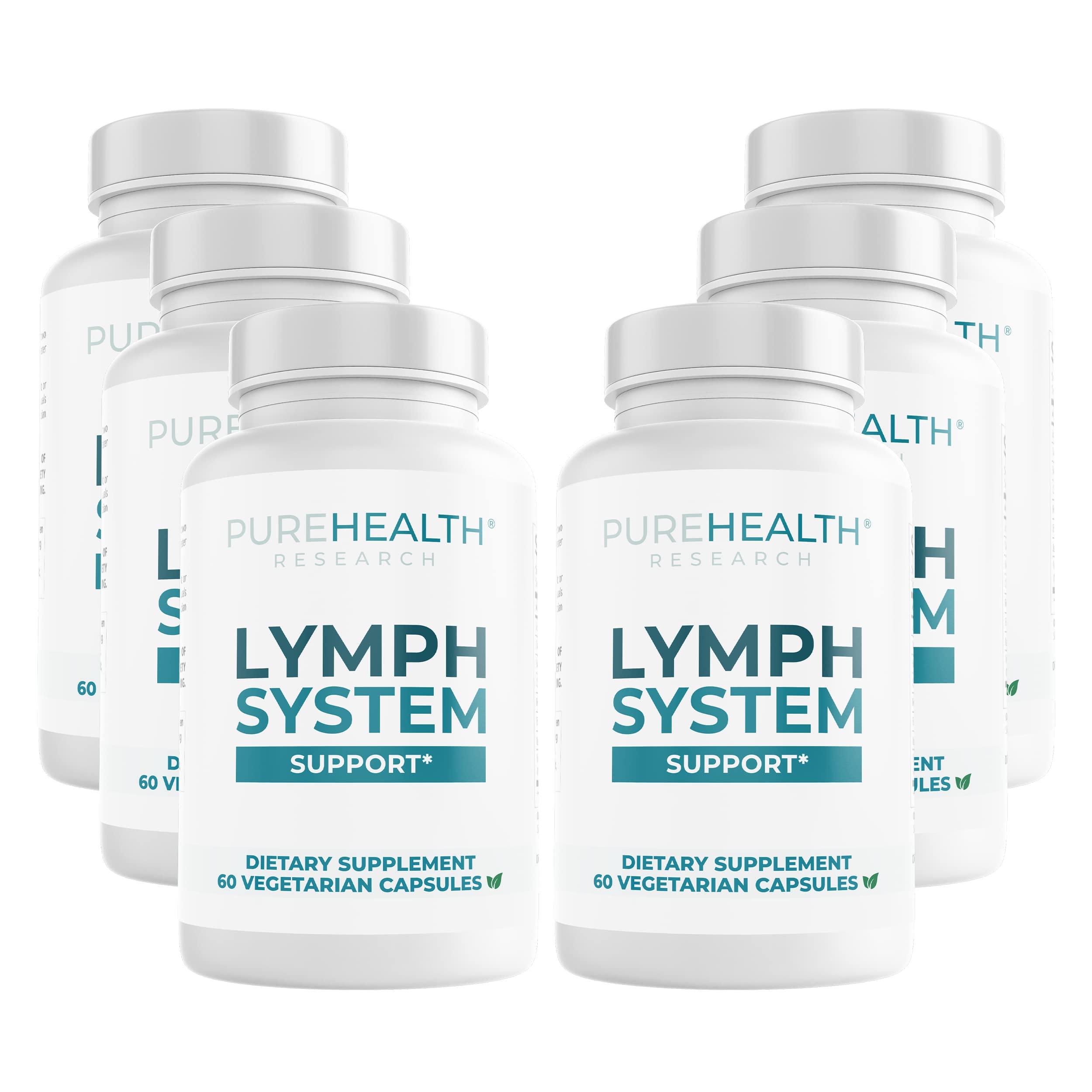 Bottle of PureHealth Lymph System Support capsules