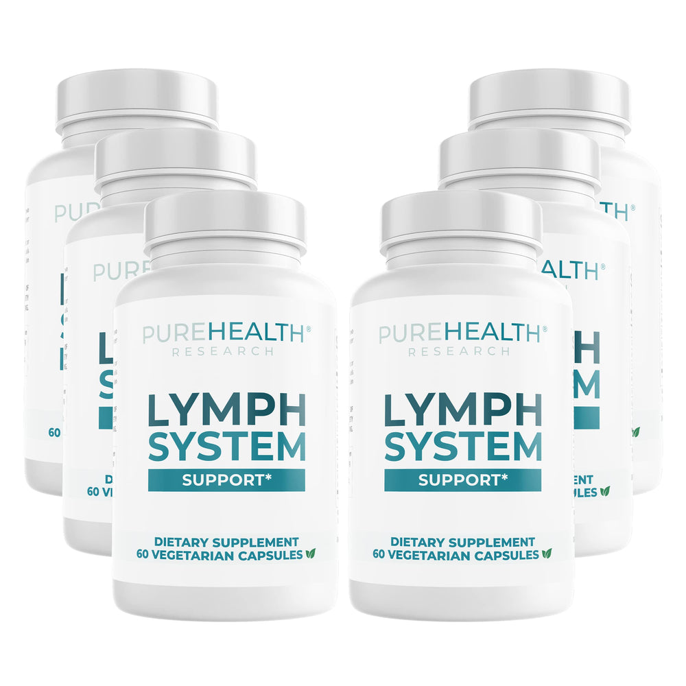 Bottle of PureHealth Lymph System Support capsules