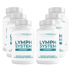 Bottle of PureHealth Lymph System Support capsules