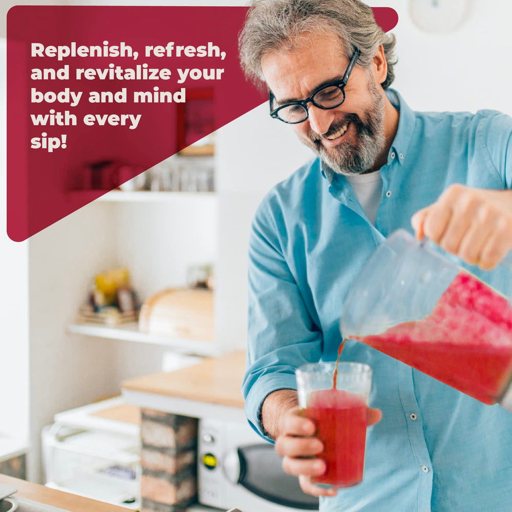 Made in USA indication on PureHealth Reds packaging