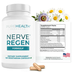 PureHealth Research Nerve Regen bottle ready for daily nerve support.