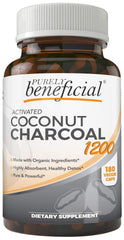 Easy-to-swallow vegan charcoal capsules