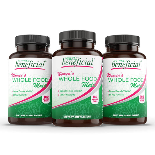 Product label highlighting 58 key nutrients and 60-day supply