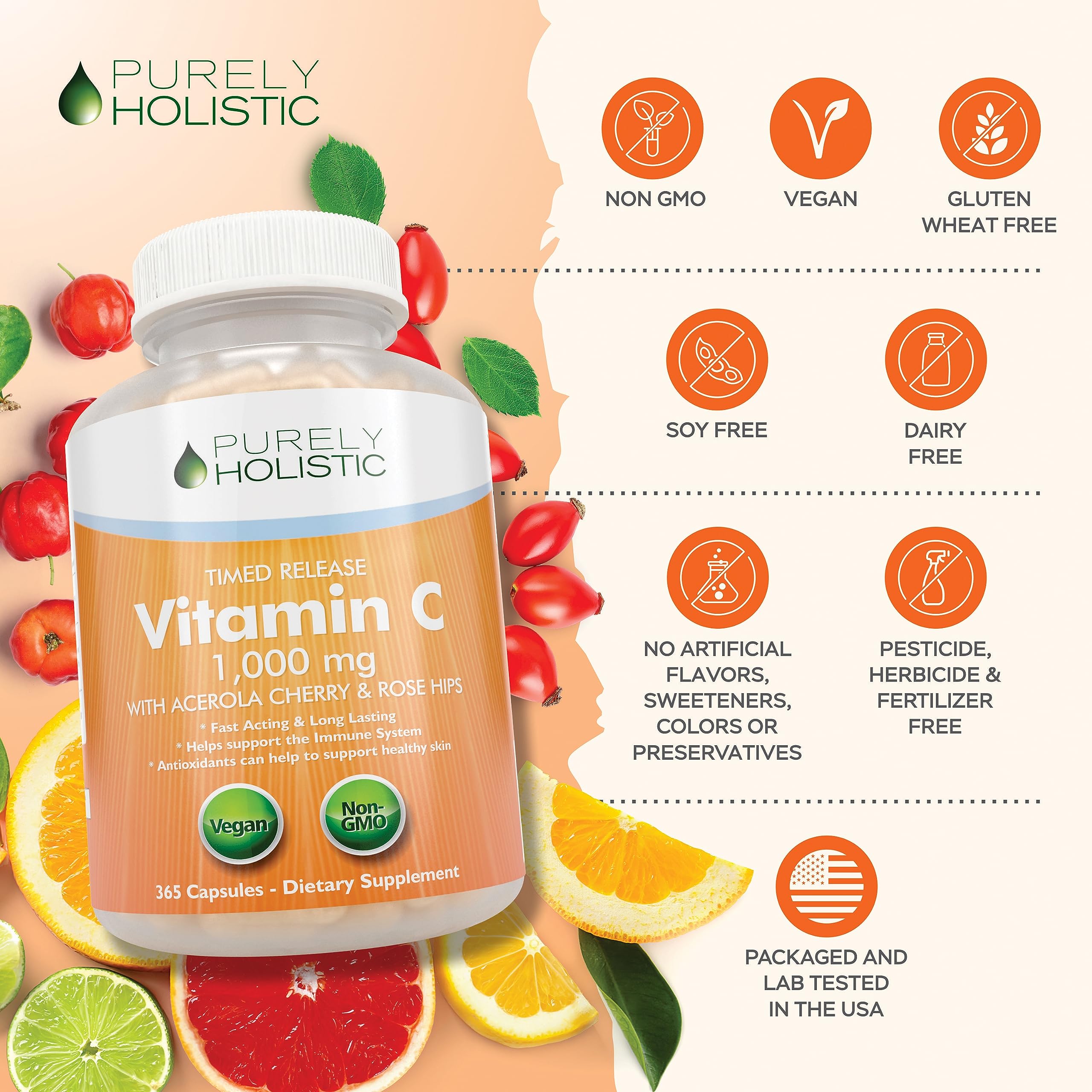 Vegan and non-GMO icons on product packaging