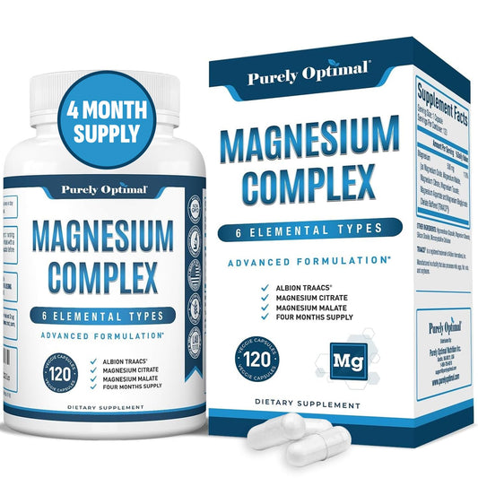 Purely Optimal Magnesium Complex bottle with 120 capsules