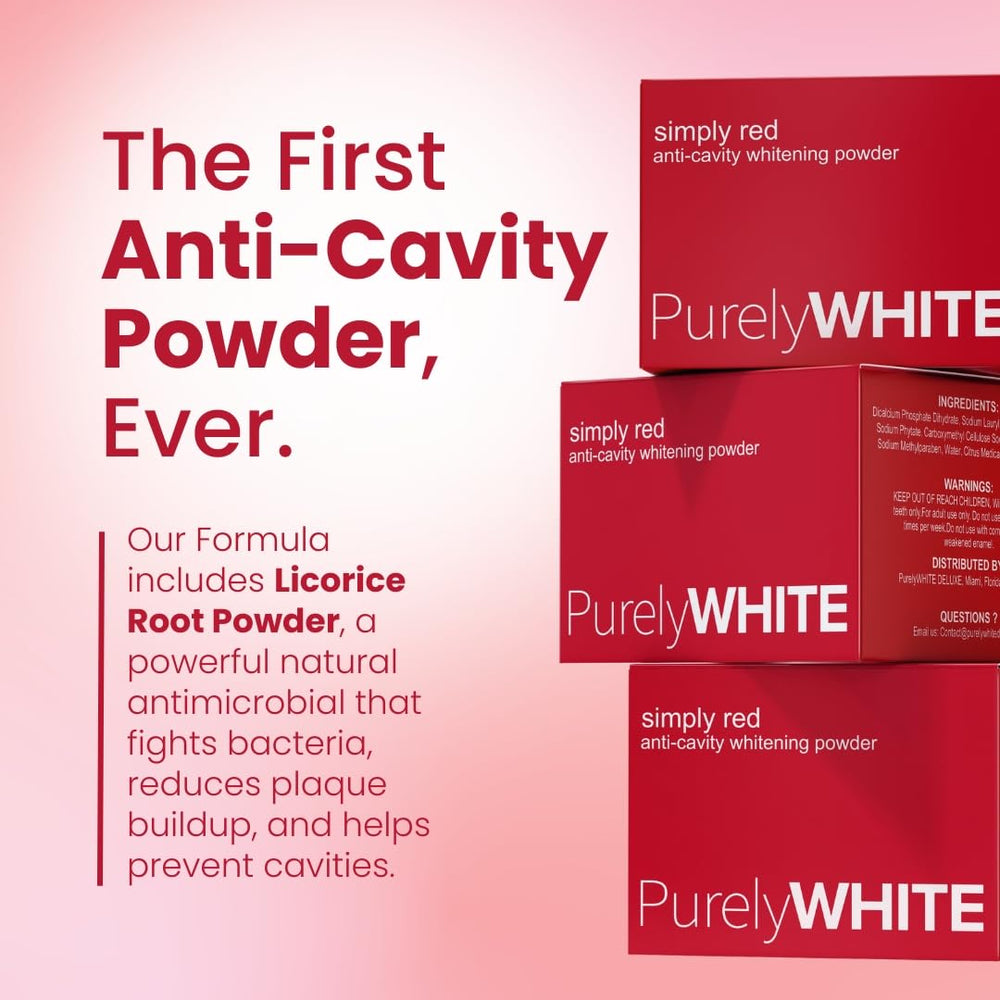 Toothbrush with whitening powder applied for enhanced whitening