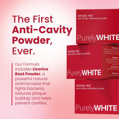 Toothbrush with whitening powder applied for enhanced whitening
