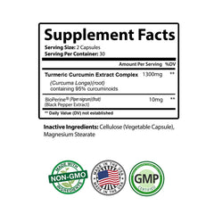 PureNature Turmeric Curcumin with BioPerine packaging and label