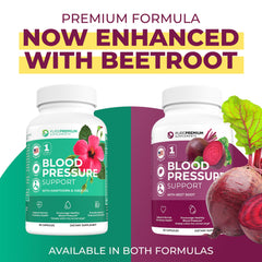 Ingredients: beet root, hawthorn, hibiscus, garlic & olive leaf