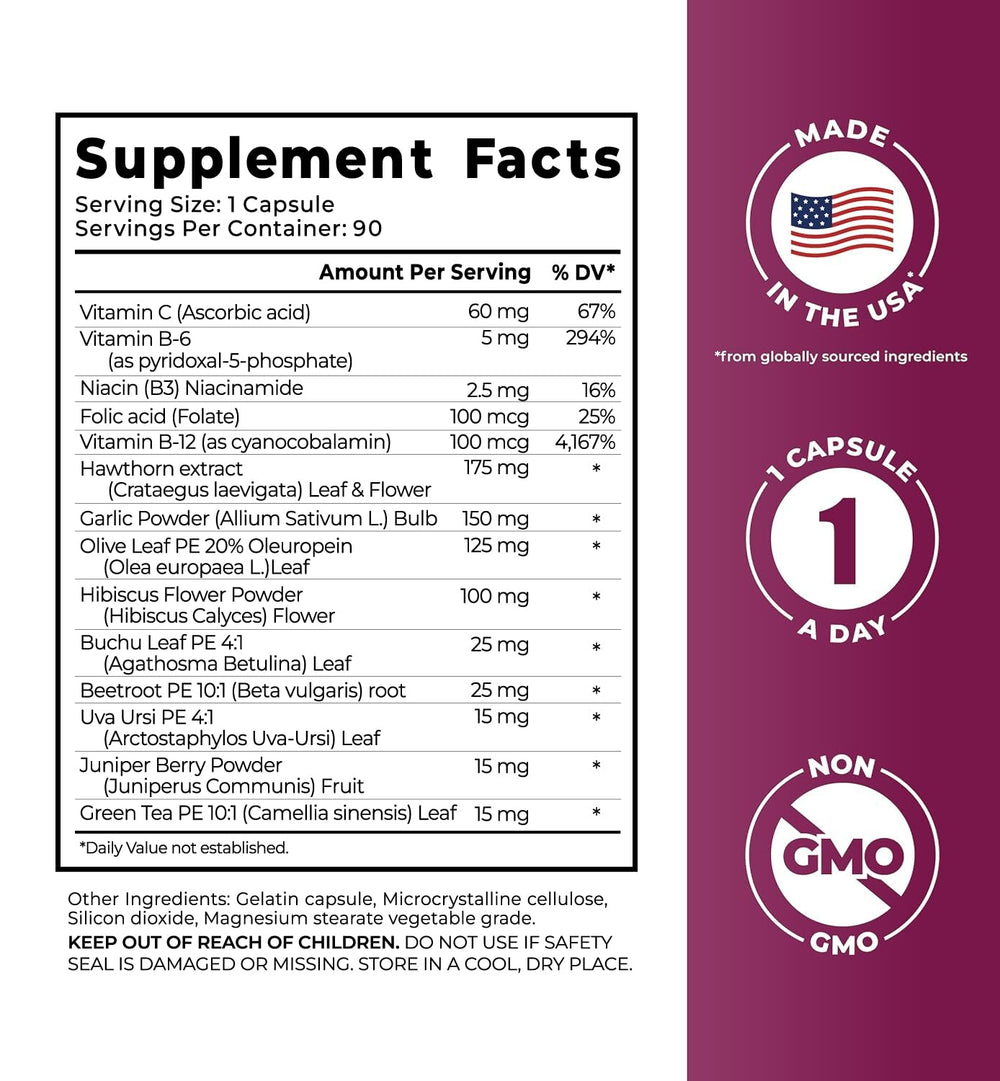Non-GMO claim and packaging of PurePremium Beet Root Capsules