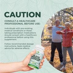 Nutrition facts label and packaging of PurePremium Blood Pressure Support