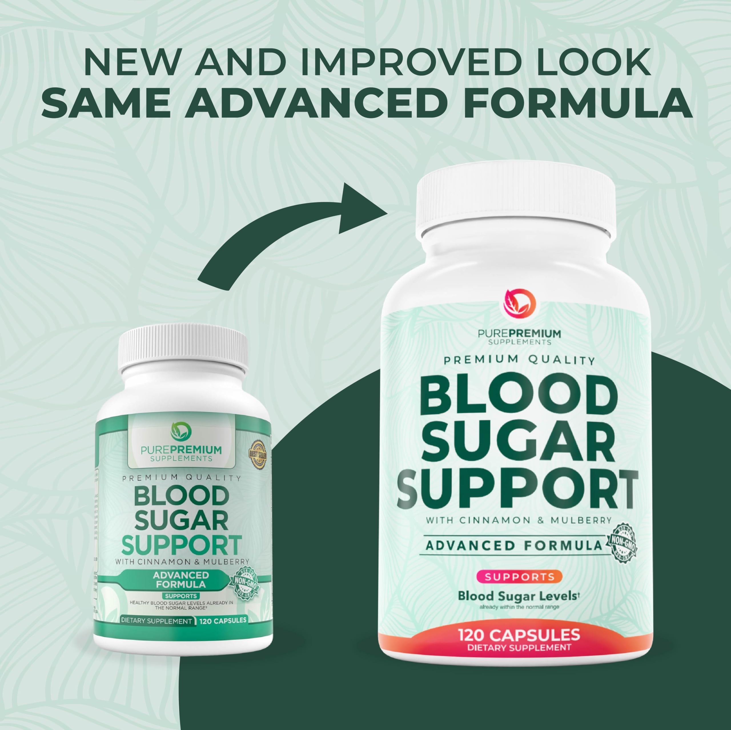 Cinnamon sticks, bitter melon, and other ingredients with supplements