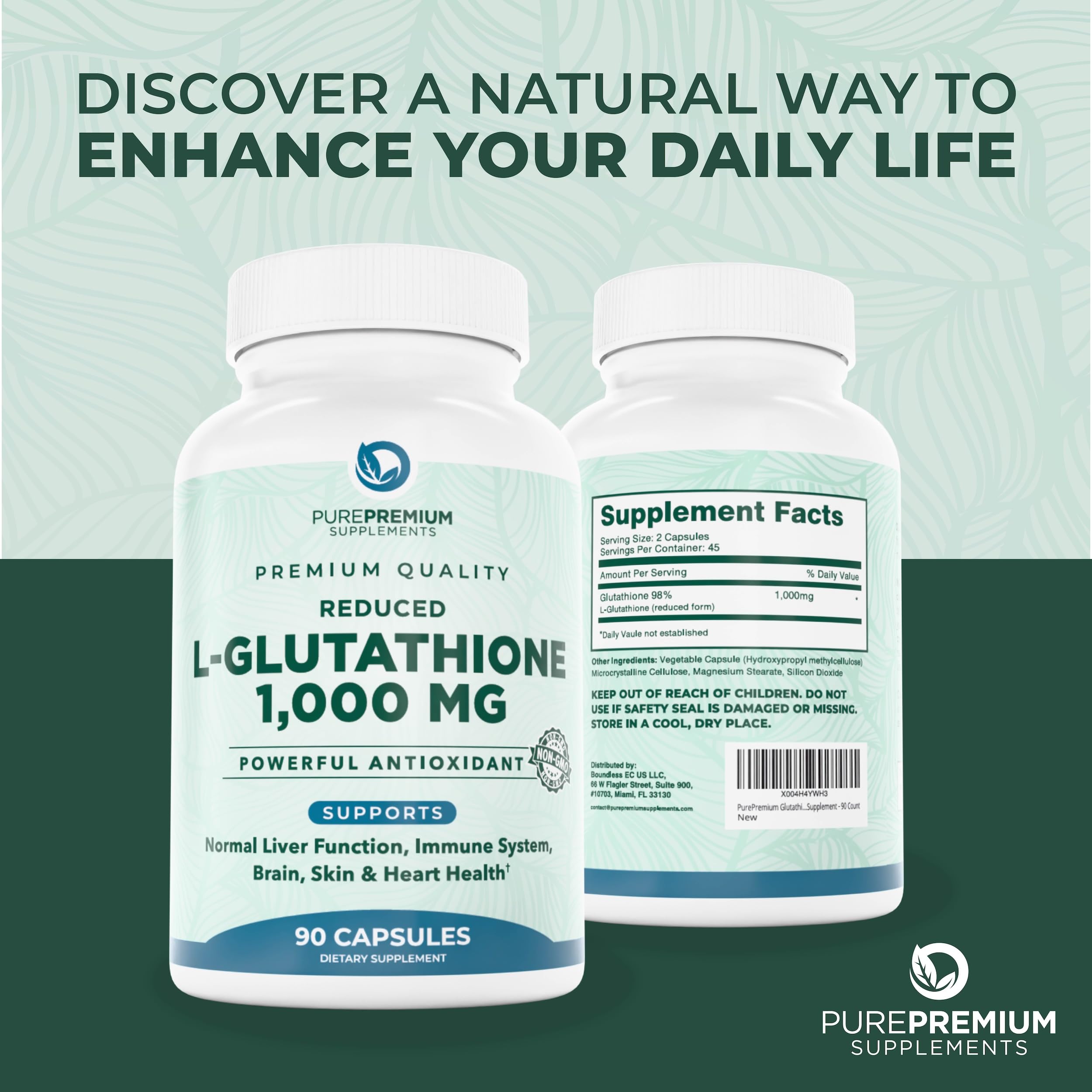 45 day supply instruction two capsules daily
