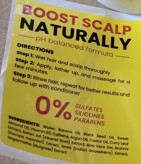 PureRootss Batana Oil Shampoo in use helps manage thinning hair appearance
