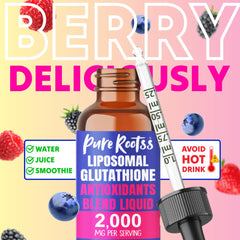 Vitamin C, Aloe Vera, and Hyaluronic Acid antioxidants for PureRootss