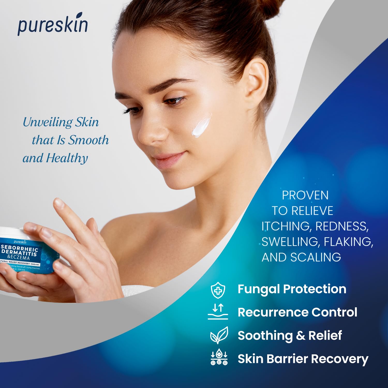 PureSkin-steroid-free-care-label emphasizes a paraben- and sulfate-free formulation.