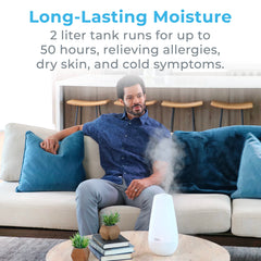 3-in-1 humidifier and diffuser function of PureSpa XL
