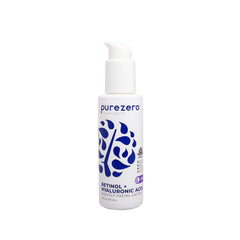 Purezero Moisturizing Night Cream bottle close-up showing sleek packaging for overnight hydration