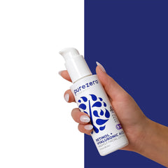 Jar close-up of Purezero night cream displaying luxurious texture