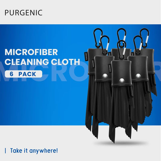 Portable water-resistant pouch with easy-open button and cloth