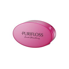 Close-up of Purifloss floss fibers expanding during use