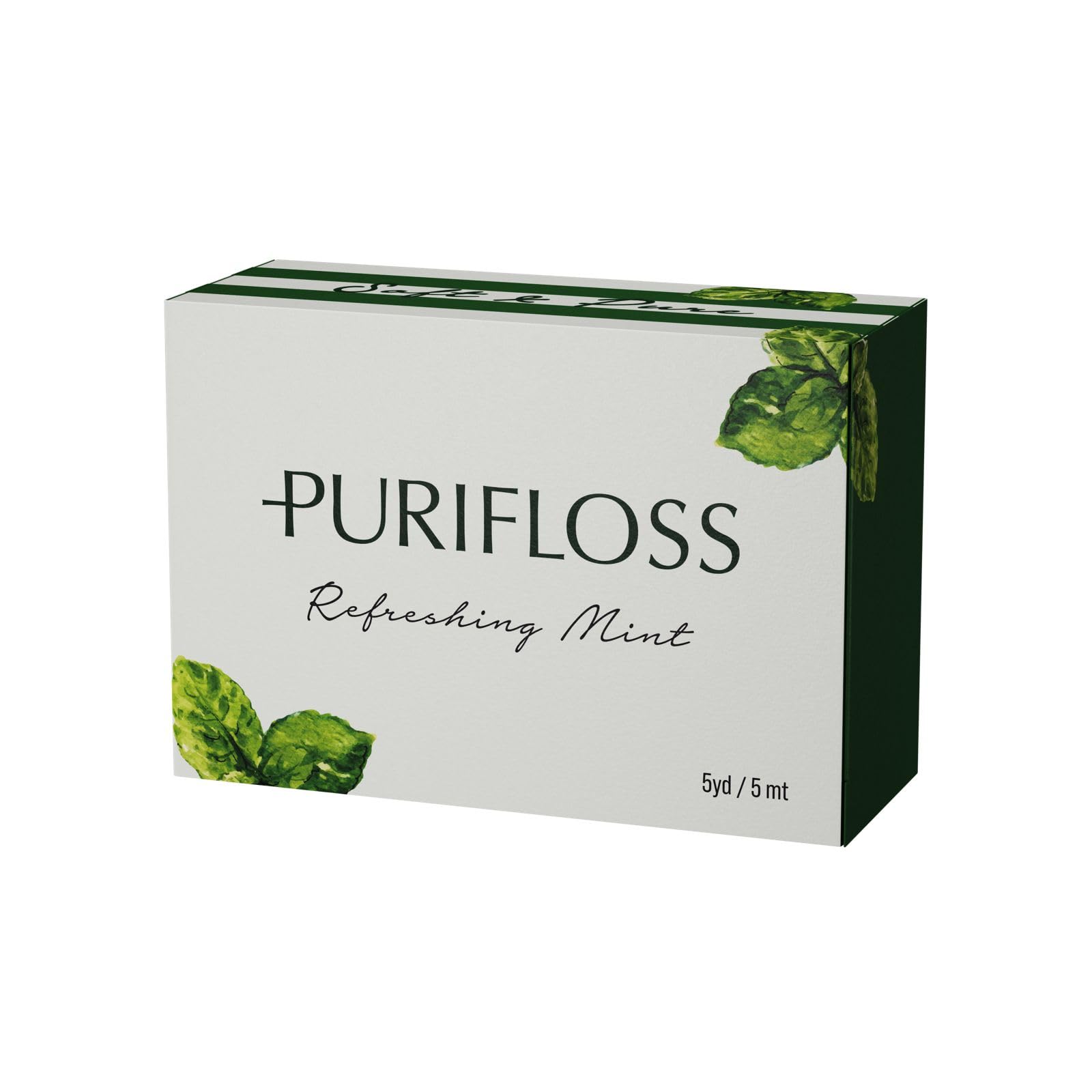 Purifloss sampler kit back view highlighting flavors
