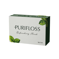 Purifloss sampler kit back view highlighting flavors