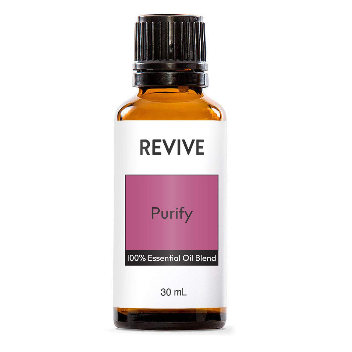Purify essential oil blend 30 mL bottle label