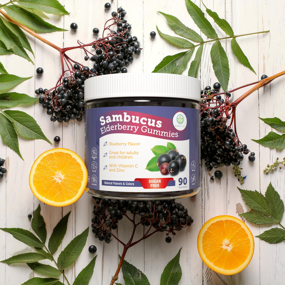 Label highlighting immune support and respiratory health benefits