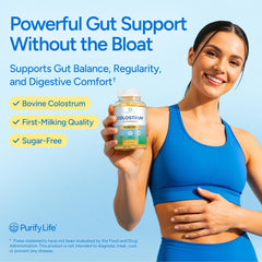 Gummies infused with first milking colostrum