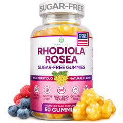 Packaging image of Purify Life Rhodiola Rosea Gummies