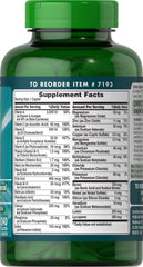 Puritan's Pride ABC Plus Senior Multivitamin bottle label close-up