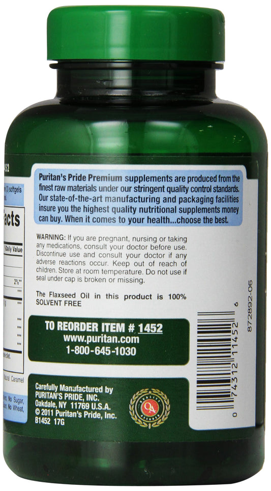 Flax oil softgels 120-count