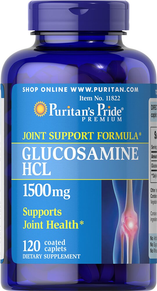 Puritan's Pride Glucosamine 1500 mg Caplets bottle - image 1