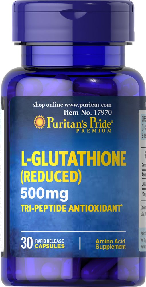 Puritan's Pride L-Glutathione 500 mg - 30 Capsules