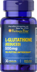Puritan's Pride L-Glutathione 500 mg - 30 Capsules