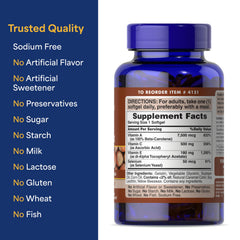 Close-up of rapid-release softgel capsules