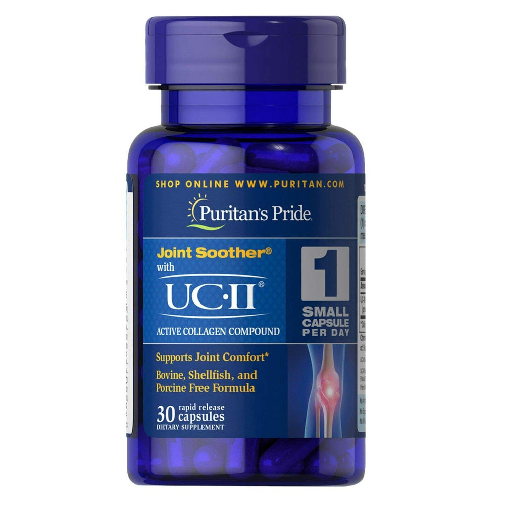 Puritan's Pride UC-II 40mg Active Collagen Compound bottle front view