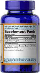 Pack shot of Puritan's Pride Vitamin C 1500 mg with Rose Hips Caplets bottle