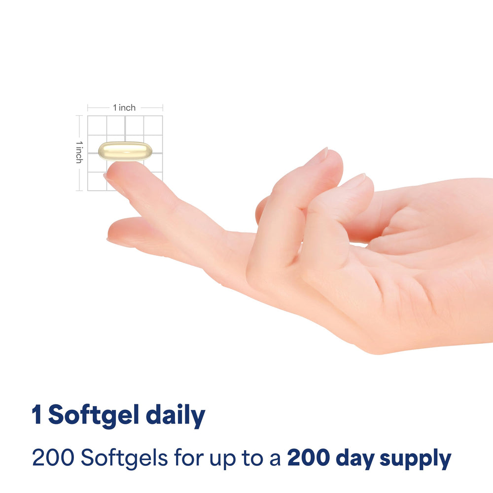 Close-up of rapid-release vitamin E softgels