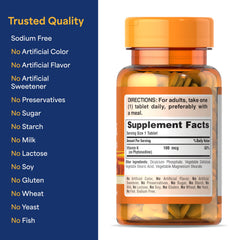 Puritan's Pride Vitamin K 100 mcg packaging