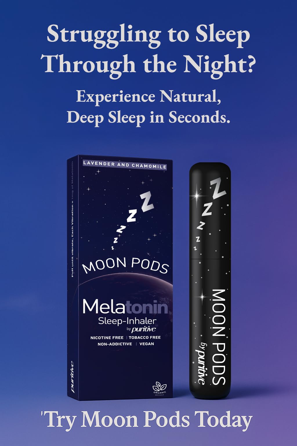 Puritive Melatonin Diffuser packaging