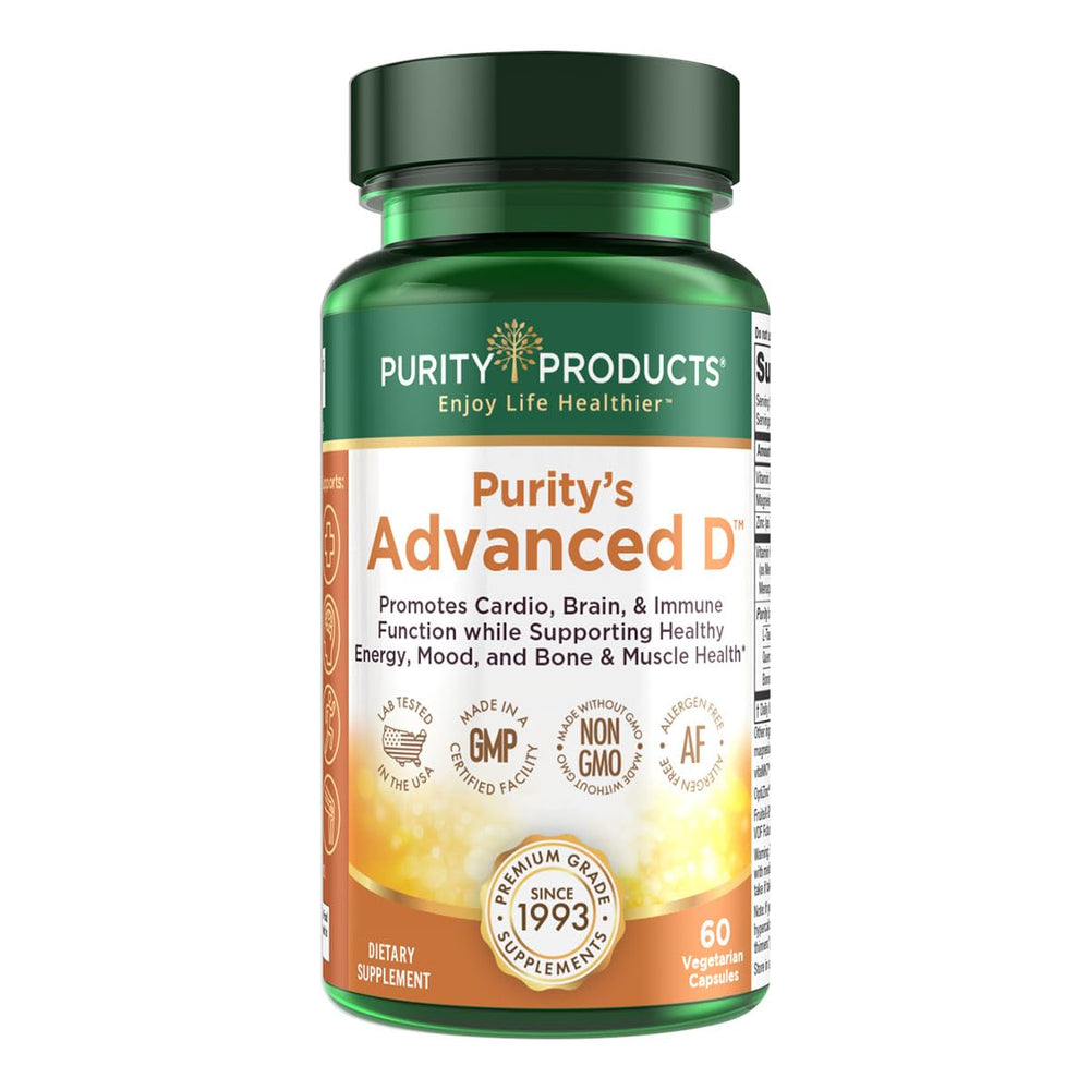 Purity Dr. Cannell's Advanced D bottle front label