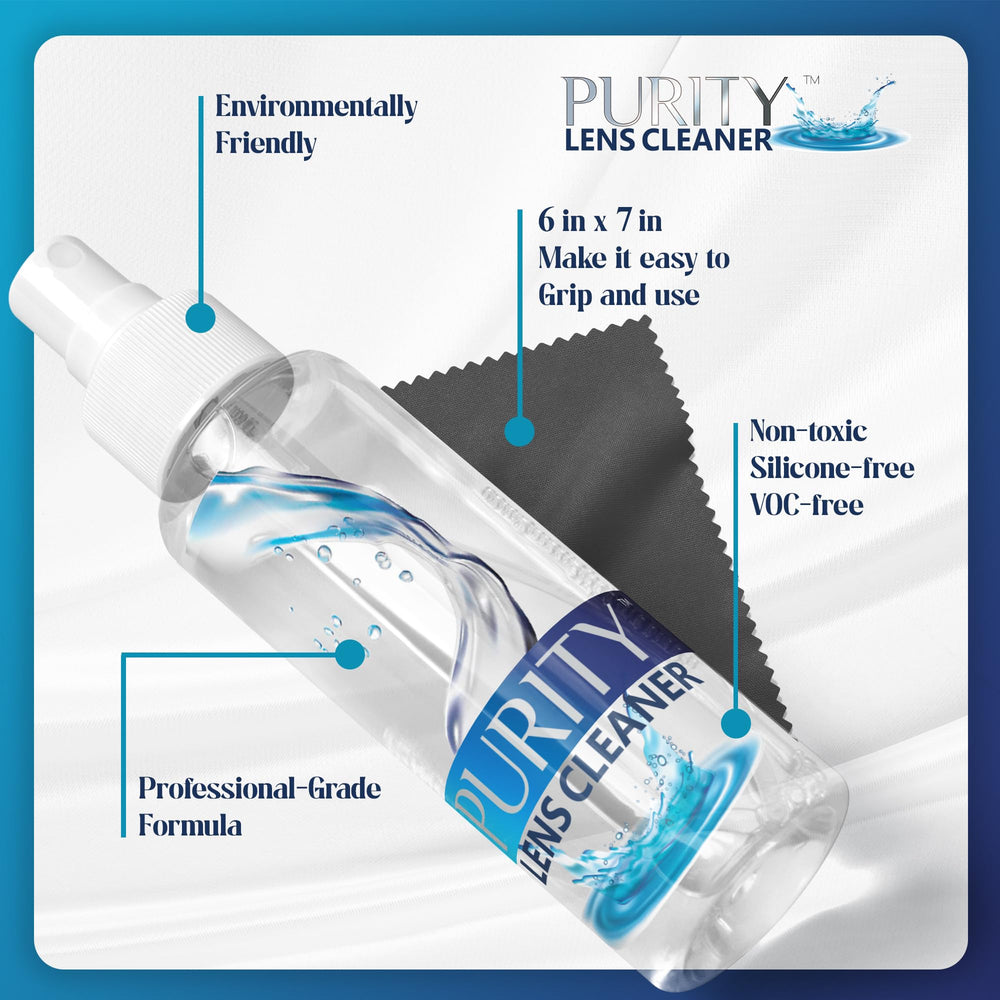 Two premium microfiber cleaning cloths