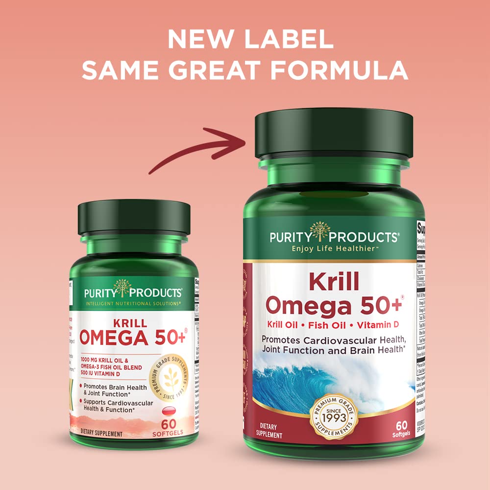 Purity Krill Omega 50 packaging box