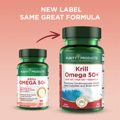 Purity Krill Omega 50 packaging box