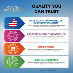 Lab-tested purity seal on bottle
